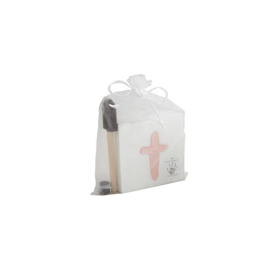 MUD PIE PINK CROSS HANDPRINT KIT