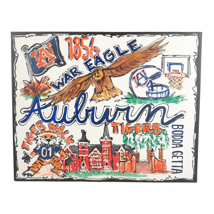 Glory Haus Auburn Landmark Canvas