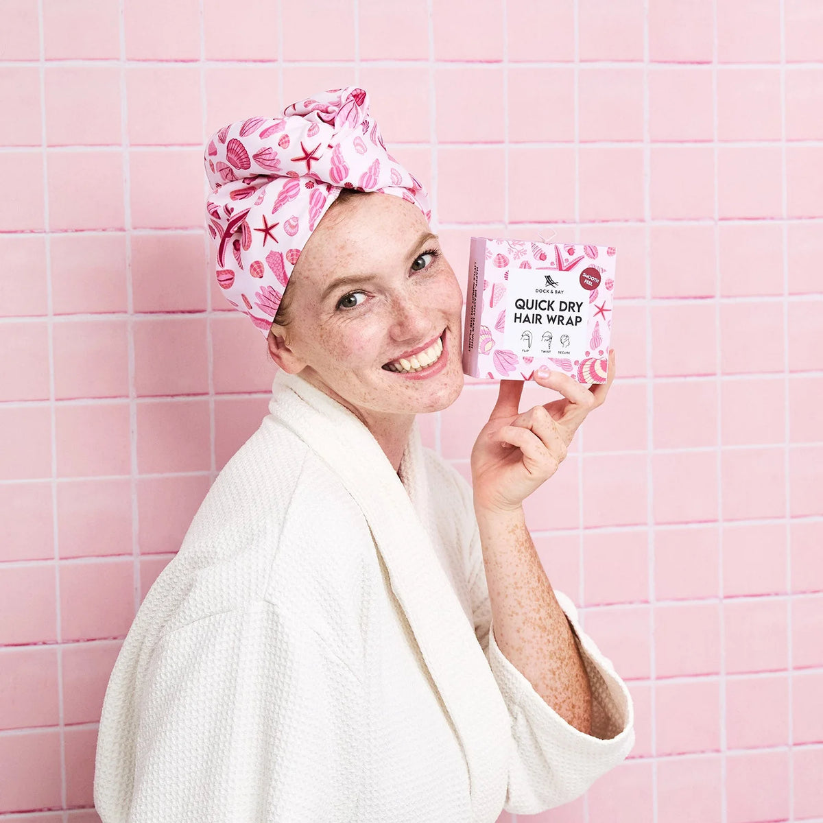 Dock & Bay Hair Wrap BLUSH BAY