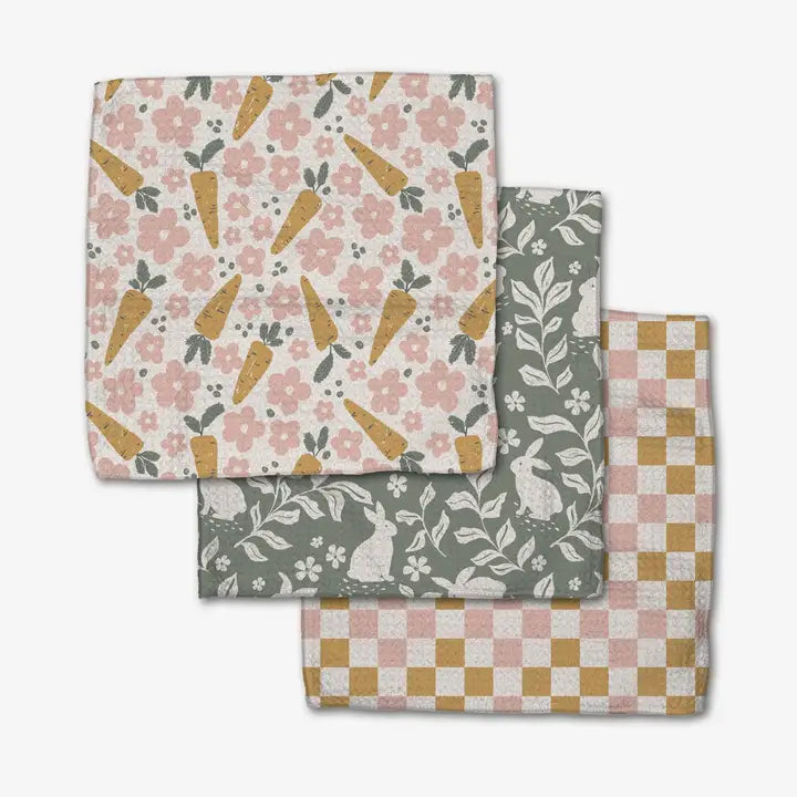 Geometry Hippity Hop Dishcloth Set