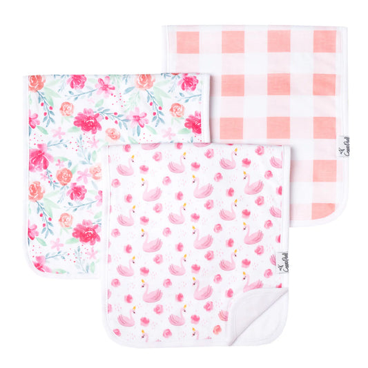 Copper Pearl June Premium Burp Cloths