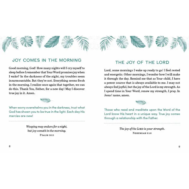Mornings with God Large Print
