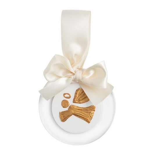 MUD PIE GOLD ANGEL INTAGLIO ORNAMENT