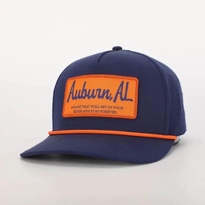 Happy By Rachel, LLC Auburn, Al Rope Hat with Patch