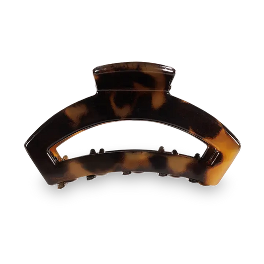 Teleties Open Hair Clip | Tiny | Tortoise
