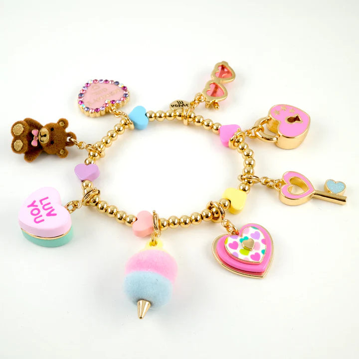 Charm It! Gold Cotton Candy Charm