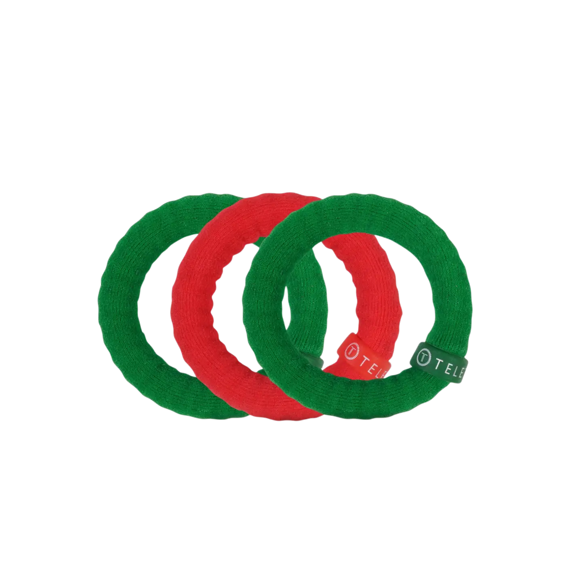 Teleties Jolly & Bright | Small | Nylon Hair Ties