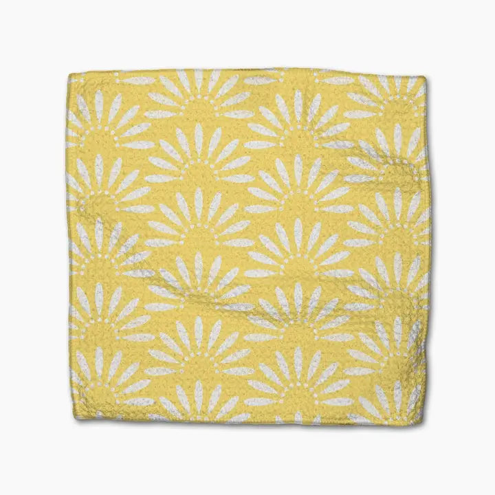 Geometry Lemon Pop Dishcloth Set