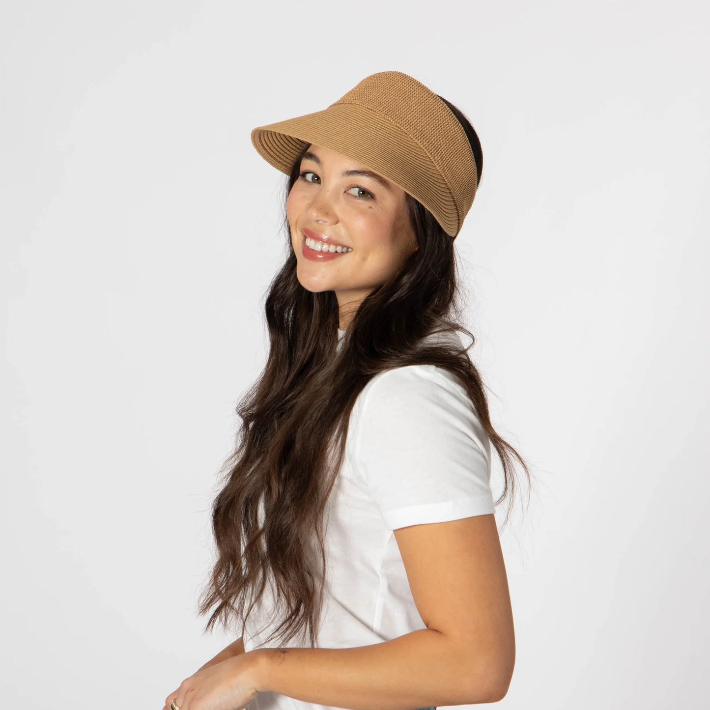 San Diego Hat Monte - Visor with Crochet Crown Panel