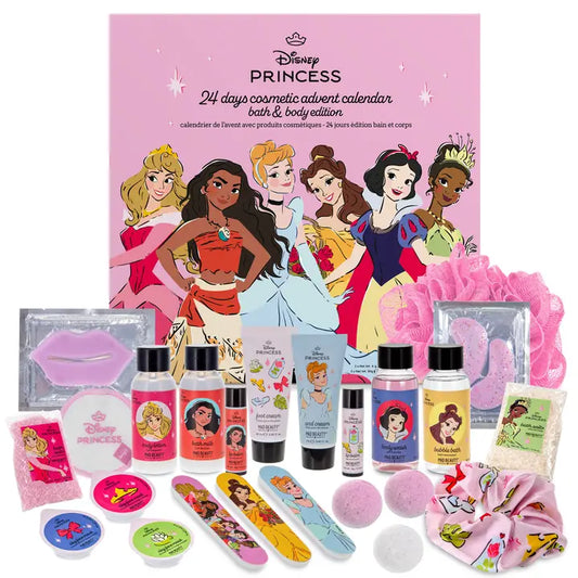 Mad Beauty Advent Calendar Disney Princess 24 Day Bath & Body Edition