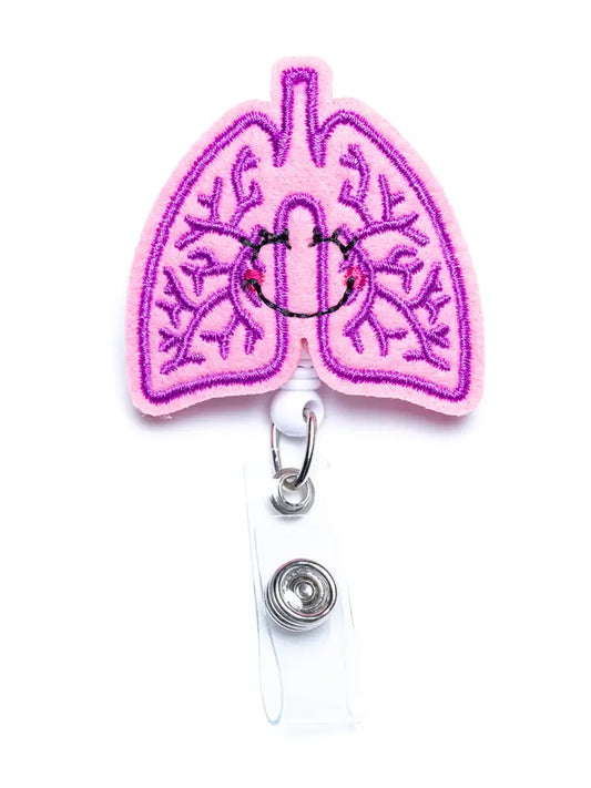 Nurseology Lung | Nurse Badge Reel Holder