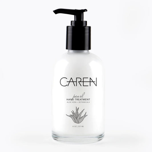 Caren Hand Treatment - Pearl - 8 oz Glass Bottle