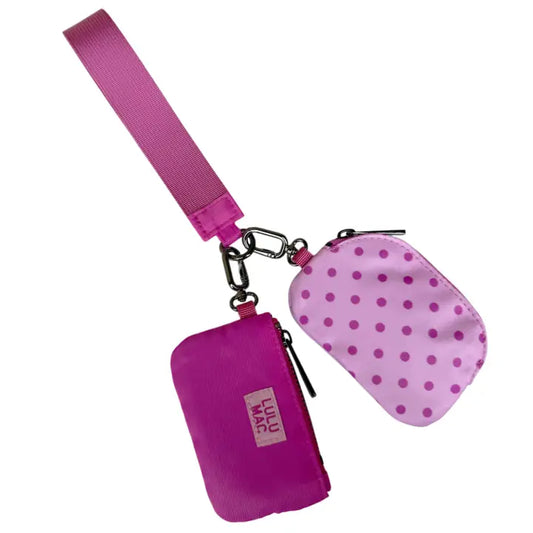 Lulu Mac- Pink/Hot Pink Dots