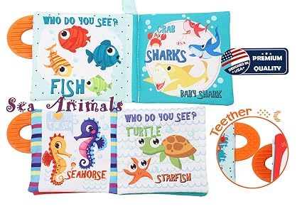 Bebe Mondo Baby Book Toy-Sea Animals Ocean World