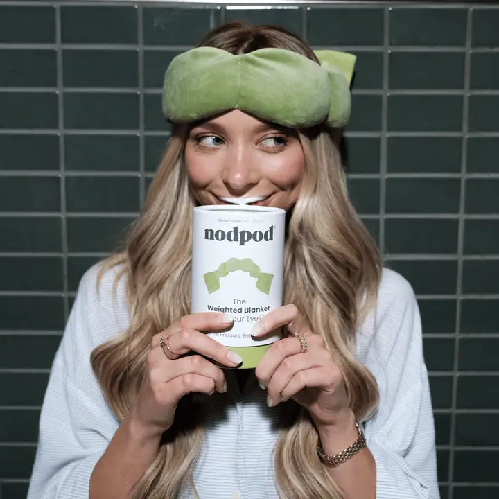 nodpod Matcha Weighted Sleep Mask - Eye Mask