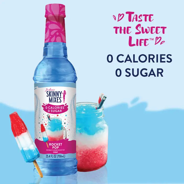 Jordan's Skinny Mixes Sugar Free Rocket Pop Syrup - Lto