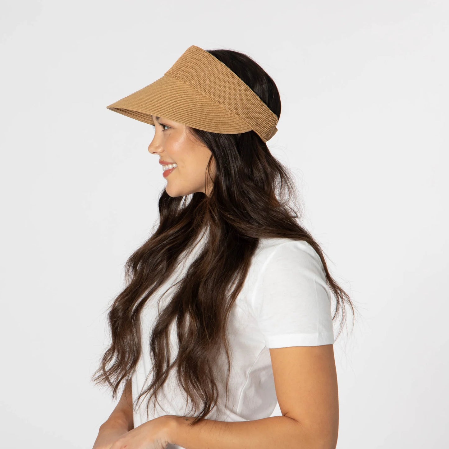 San Diego Hat Monte - Visor with Crochet Crown Panel