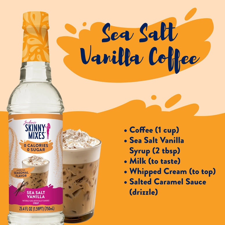 Jordan's Skinny Mixes Sugar Free Sea Salt Vanilla