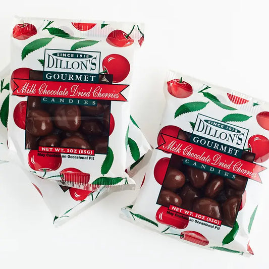 Dillon Candy Company Chocolate Milk, Cherry, 3 oz Snack Tray