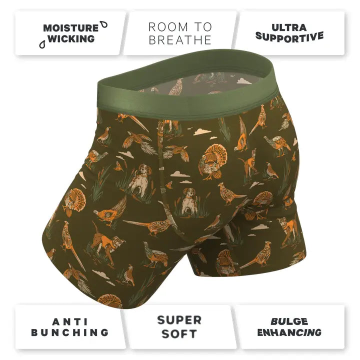 Shinesty The Avian Crew | Hunting Ball Hammock® Pouch Underwear with Fly
