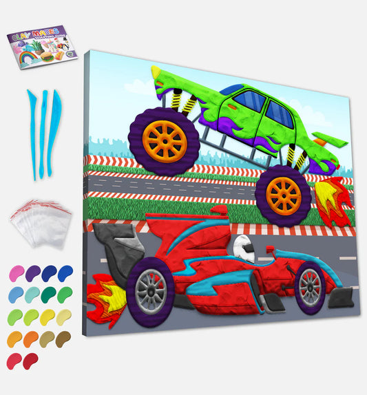 SPLAT PLANET CAR CLAY PAINTING