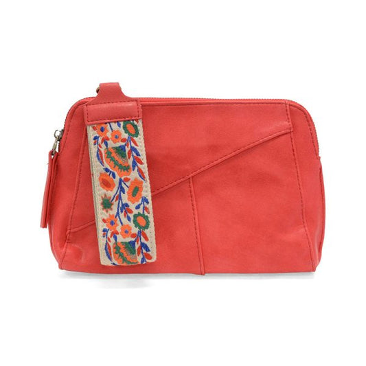 Joy Susan Gigi Crossbody with Woven Wristlet Strap