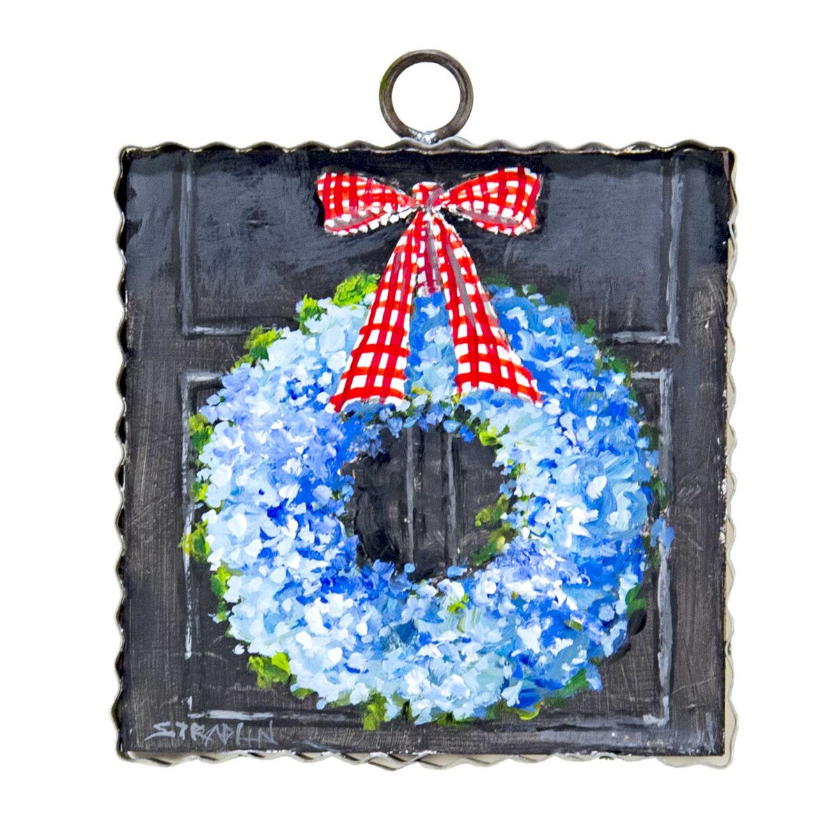The Round Top Collection Mini Art All American Wreath