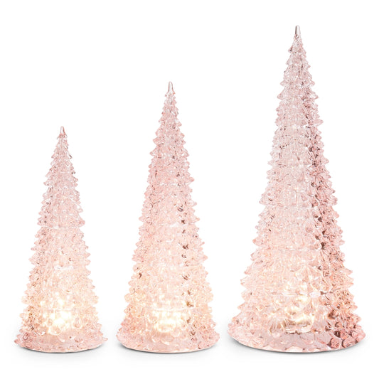 RAZ Imports Lighted Pink Trees