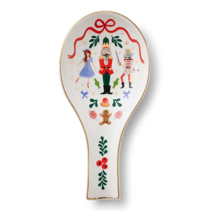 Rifle Paper Co. Nutcracker Porcelain Spoon Rest