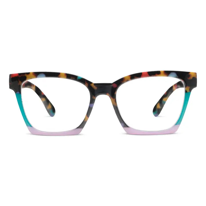 Peepers Birdie (Blue Light)-Peepfetti Tortoise Colorblock