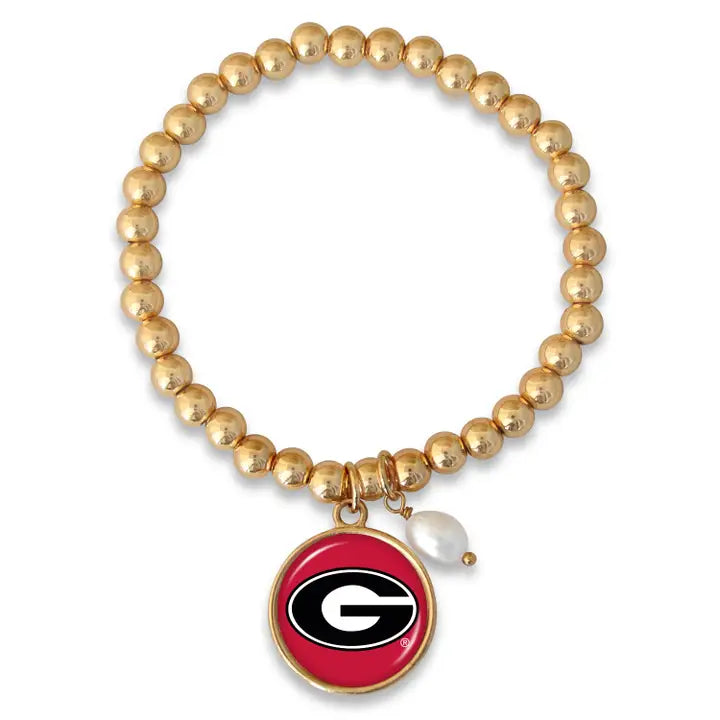 From The Heart Georgia Bulldogs Diana Bracelet