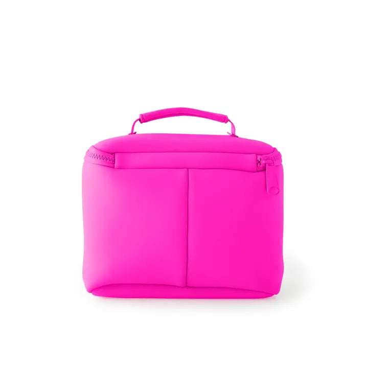 Kusshi Small Makeup Train Case-Pink/Indigo