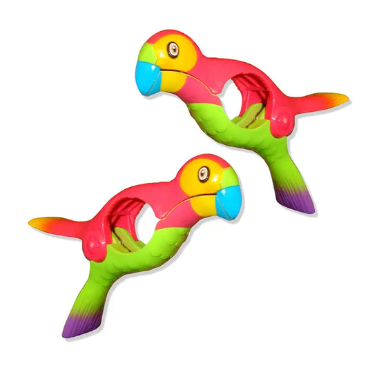 O2COOL Boca Towel Clip Parrot
