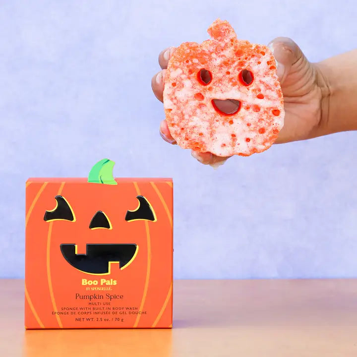 Spongelle Pumpkin Spice Pumpkin - Boo Pals Halloween Buffer