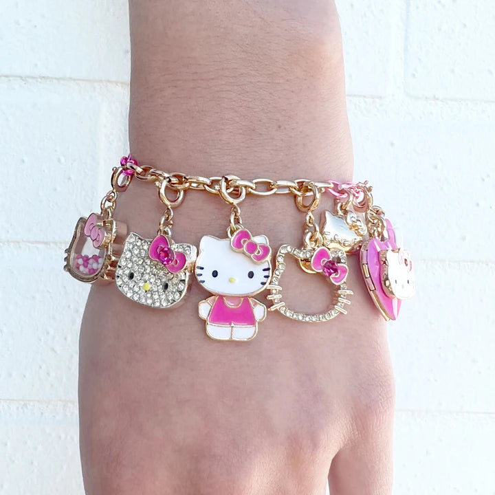 Charm It! Gold Swivel Hello Kitty Charm