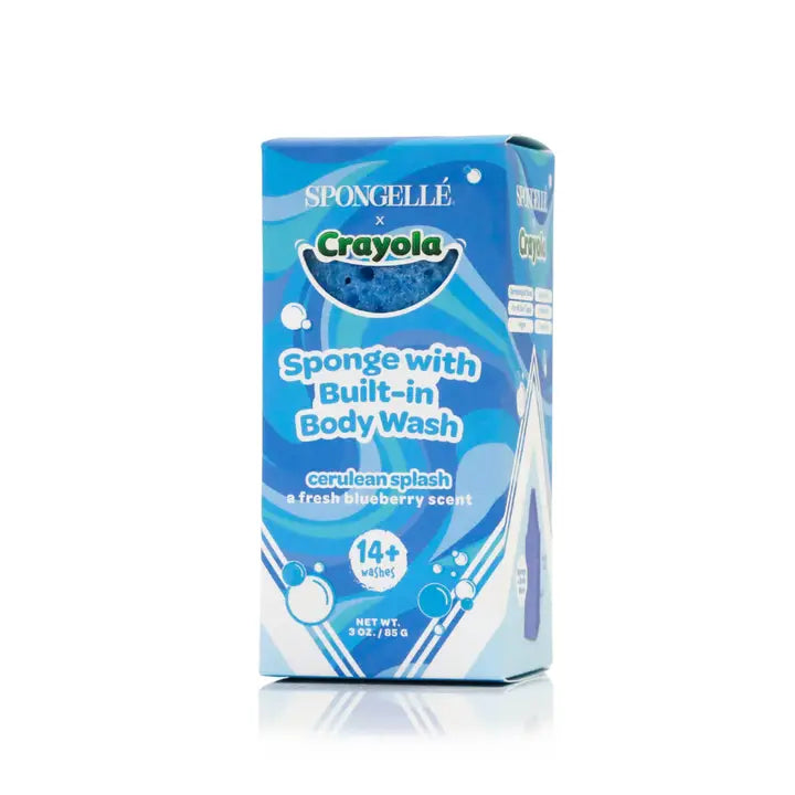 Spongelle Cerulean Splash Body Buffer | Crayola X Spongellé | Crayon