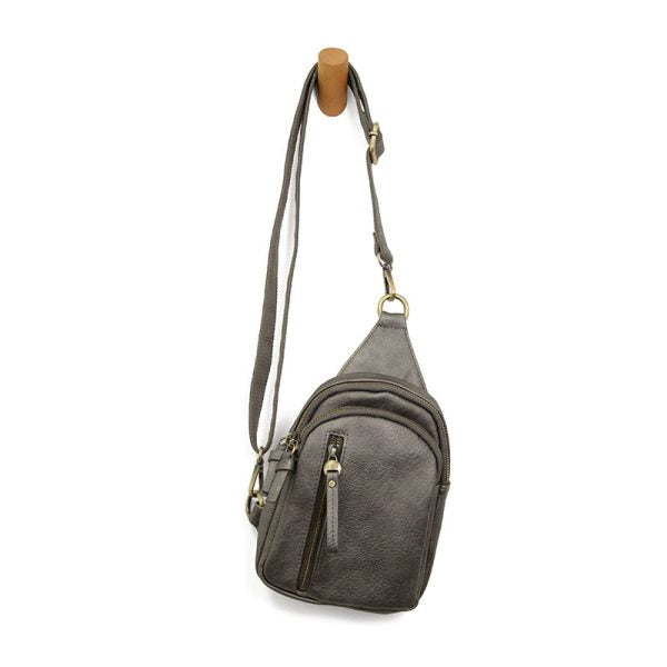 Joy Susan Skyler Sling Bag-Metallic Dark Chrome