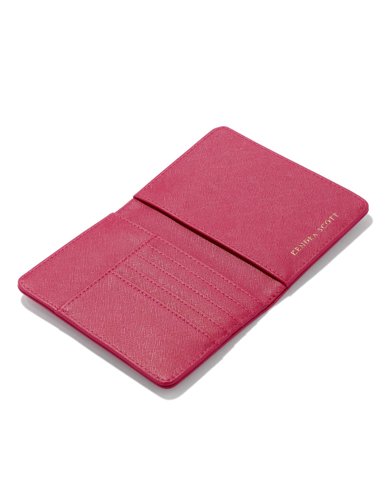 Kendra Scott Passport Holder in Hot Pink