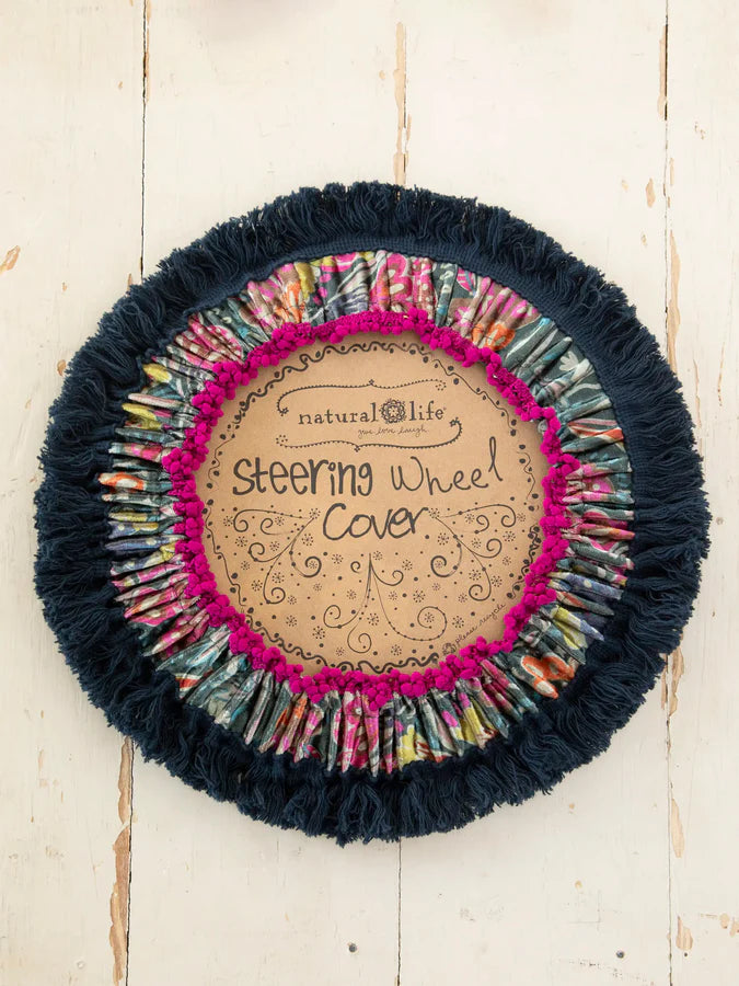 Natural Life Velvet Steering Wheel Cover