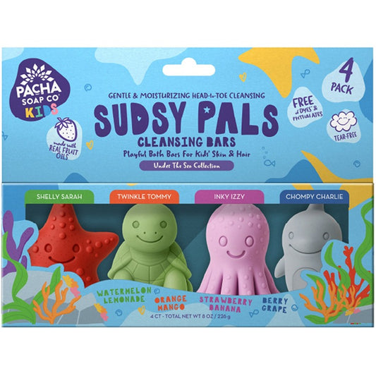 PACHA SOAP CO SUDSY PALS CLEANSING BARS