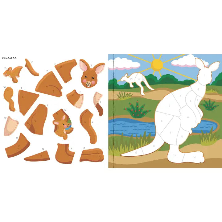 My First Color-By-Sticker Book -- Furry Friends