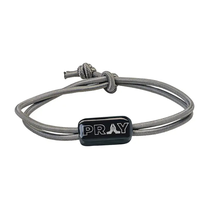 Tap To Pray® Survivor Series Tactical Bracelet-Slate + Pray