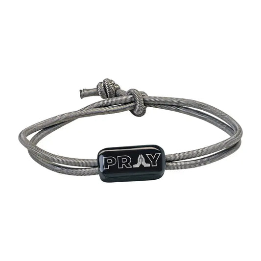 Tap To Pray® Survivor Series Tactical Bracelet-Slate + Pray