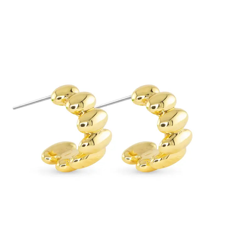 Amanda Blu Geometric Hoop Earring - Gold