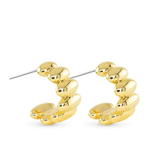 Amanda Blu Geometric Hoop Earring - Gold