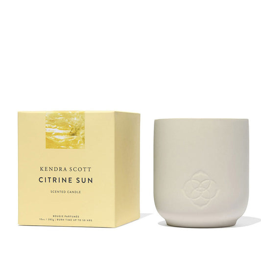KENDRA SCOTT CERAMIC 10oz CANDLE CITRINE SUN