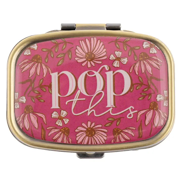 Karma Small Metal Pill Case-Pop This