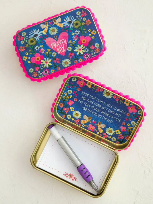 Natural Life Tin Prayer Box
