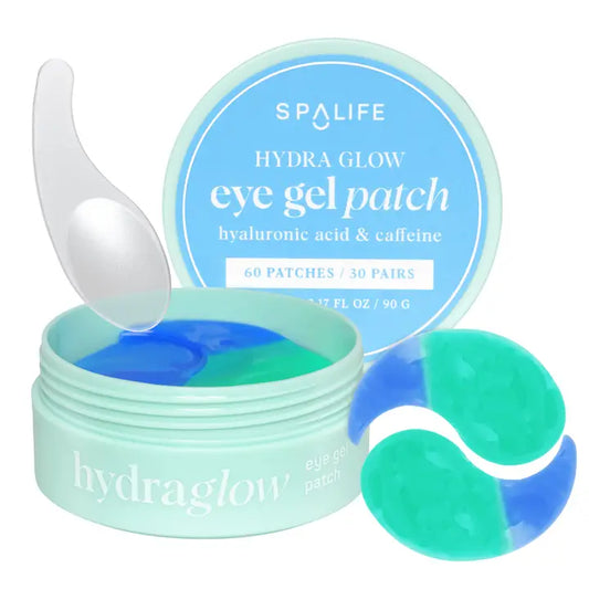 My Spa Life Eye Gel Patch Jar | Hyaluronic Acid & Caffeine | 60 Count