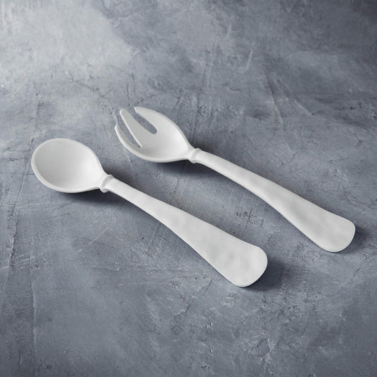 Beatriz Ball VIDA Nube Large Salad Servers (White)
